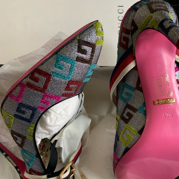 Gucci Grey Pumps Brand New 40.5 - Picture 4 of 4